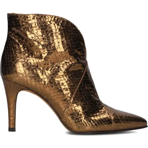 Goldene Stiefeletten 12601 , Damen, Größe: 41 EU - Toral - Modalova