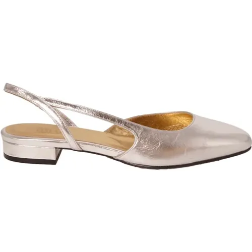 Silberne Mules Tl-Lina Stilvoll , Damen, Größe: 38 EU - Toral - Modalova