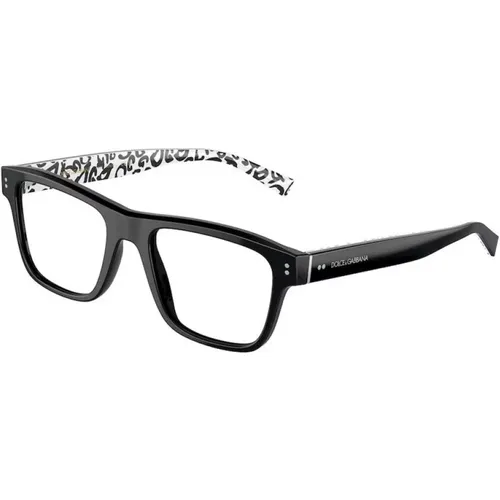 Stilvolle schwarze Rahmenbrille , Damen, Größe: 53 MM - Dolce & Gabbana - Modalova