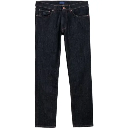 Slim Fit Jeans aus Baumwollmischung , Herren, Größe: W29 - Gant - Modalova