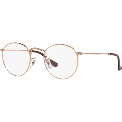 Retro Round Metal Eyeglasses , unisex, Sizes: 50 MM - Ray-Ban - Modalova