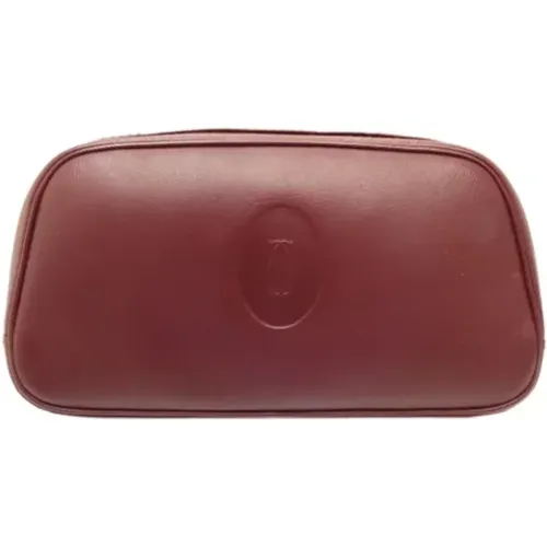 Pre-owned Leather pouches , female, Sizes: ONE SIZE - Cartier Vintage - Modalova