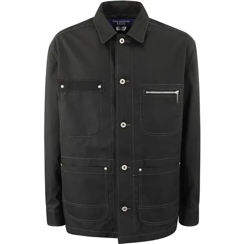 Front Button Jacket with Four Pockets , male, Sizes: M, L - Junya Watanabe - Modalova