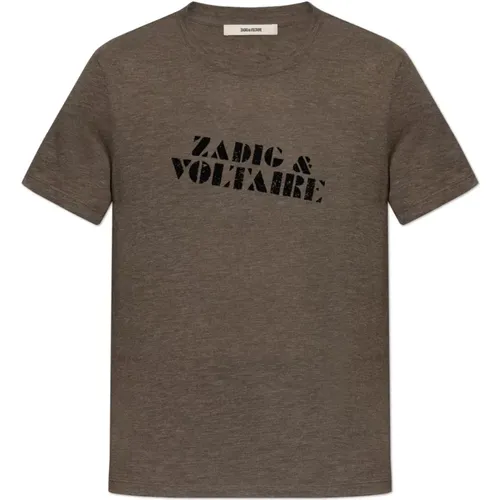 T-Shirt 'Tommy' , Herren, Größe: M - Zadig & Voltaire - Modalova