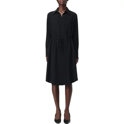 Chic Dress for Elegant Occasions , female, Sizes: L, S - Emporio Armani - Modalova