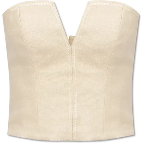 Linen corset , female, Sizes: M - Zimmermann - Modalova