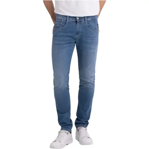 Tapered Leg Jeans , Herren, Größe: W29 L32 - Replay - Modalova