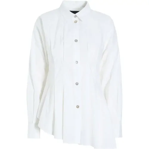 Core Cotton Asymmetric Shirt , female, Sizes: L, XL, 2XL - Bitte Kai Rand - Modalova
