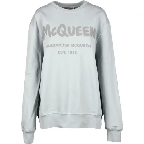 Baumwollstrickpullover , Herren, Größe: XL - alexander mcqueen - Modalova