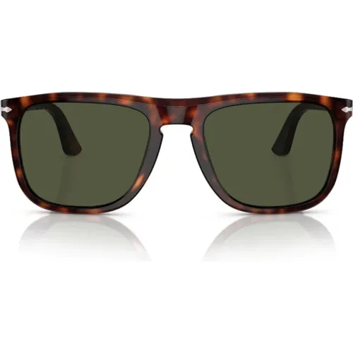 Modern Rectangular Sunglasses with Unique Arrow Pattern , unisex, Sizes: ONE SIZE - Persol - Modalova