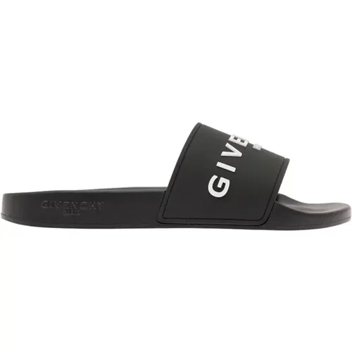 Flat Slide Sandals , male, Sizes: 4 UK, 5 UK, 7 UK, 8 UK, 6 UK, 9 UK - Givenchy - Modalova