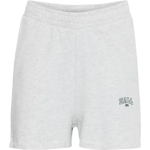 Damen Shorts Knickers Bright White Melange , Damen, Größe: M - Ball - Modalova