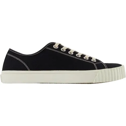 Schwarze Canvas Tabi Sneakers , Herren, Größe: 40 EU - Maison Margiela - Modalova