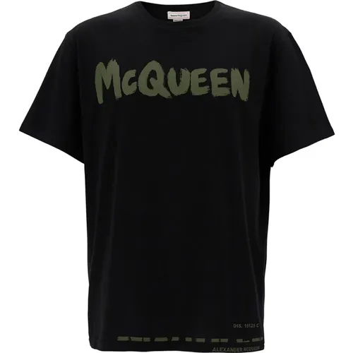 T-shirts and Polos , male, Sizes: L - alexander mcqueen - Modalova