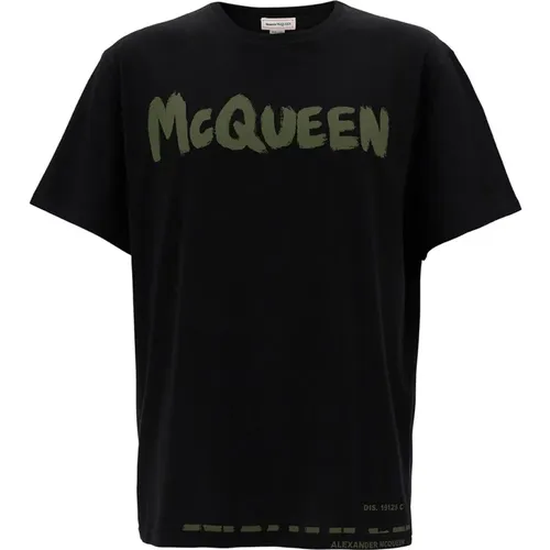 T-shirts and Polos , male, Sizes: S - alexander mcqueen - Modalova