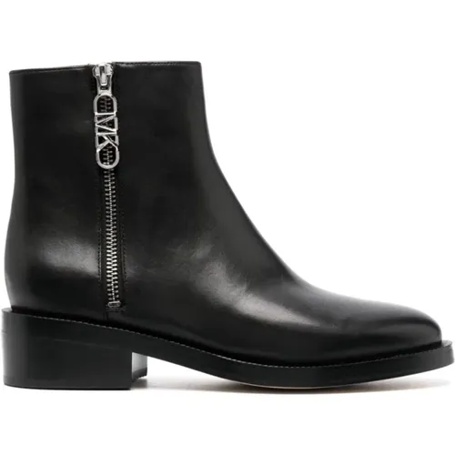 Regan Leather Ankle Boots , female, Sizes: 3 UK, 8 UK, 6 UK, 5 1/2 UK, 5 UK, 4 UK, 7 UK - Michael Kors - Modalova