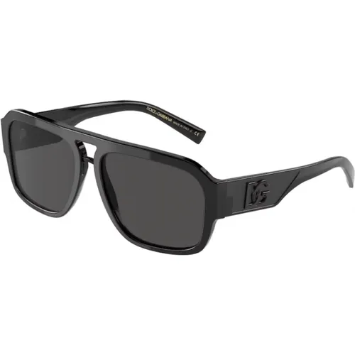 Designer Sonnenbrille Dg4403 Schwarz,Stylische Herrensonnenbrille - Modell Dg4403 - Dolce & Gabbana - Modalova