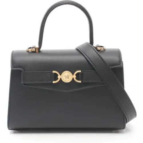 Pre-owned Leather handbags , female, Sizes: ONE SIZE - Versace Pre-owned - Modalova