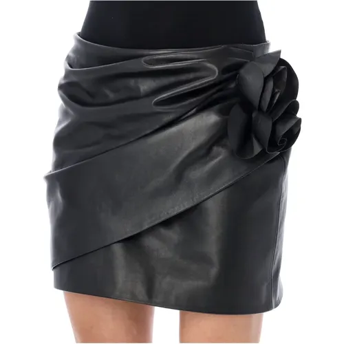 Leather Mini Skirt , female, Sizes: XS - Magda Butrym - Modalova