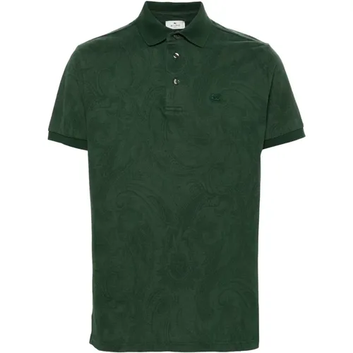 Multicolour Paisley Print Polo Shirt , male, Sizes: 2XL, 3XL - ETRO - Modalova