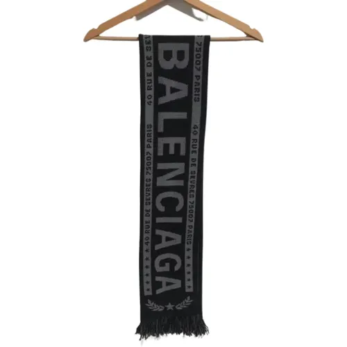 Pre-owned Wool scarves , unisex, Sizes: ONE SIZE - Balenciaga Vintage - Modalova