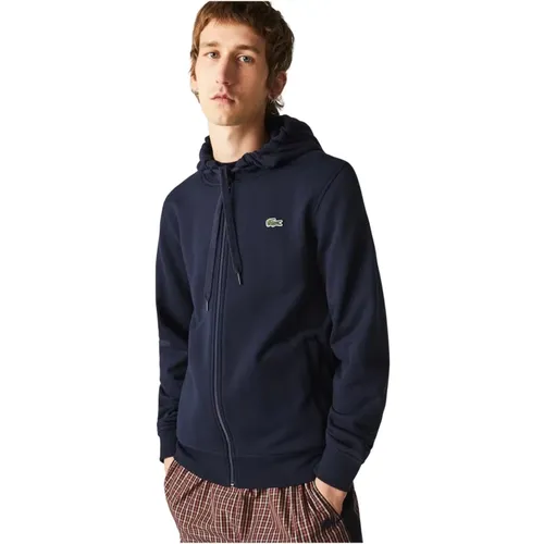 Men`s Hooded Sweatshirt Sh1551 , male, Sizes: L - Lacoste - Modalova