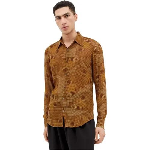 Shirt mit grafischem Motiv , Herren, Größe: S - Dries Van Noten - Modalova