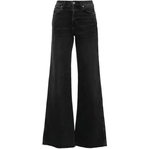 Schwarze Jeans für Männer und Frauen - 7 For All Mankind - Modalova