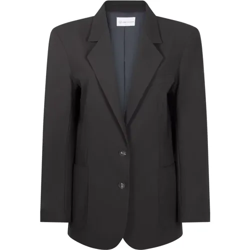 Oversize Blazer in Dunkelbraun , Damen, Größe: S - Jane Lushka - Modalova