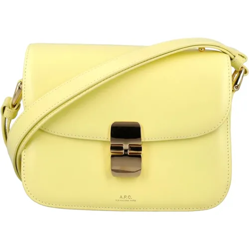 Lemon Handbag Grace Small Bag , female, Sizes: ONE SIZE - A.p.c. - Modalova