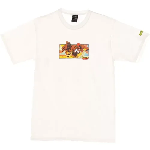 Street Fighter Weiße Herren Tee , Herren, Größe: L - HUF - Modalova