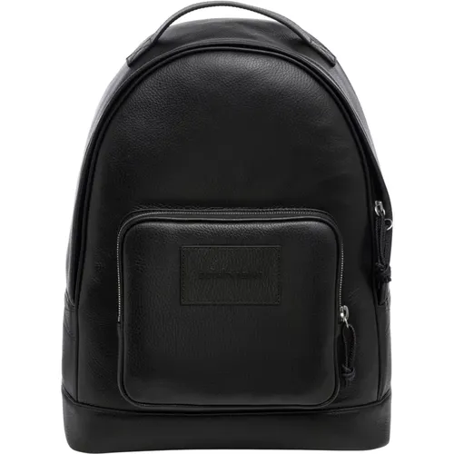 Stylish Zippered Multipocket Backpack , male, Sizes: ONE SIZE - Emporio Armani - Modalova