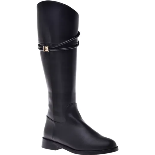 Calf leather boot , female, Sizes: 3 1/2 UK, 3 UK - Baldinini - Modalova