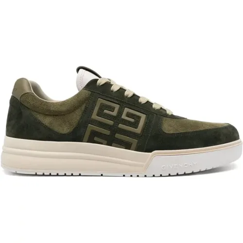 Suede Lace-Up Sneakers , male, Sizes: 6 UK, 11 UK - Givenchy - Modalova