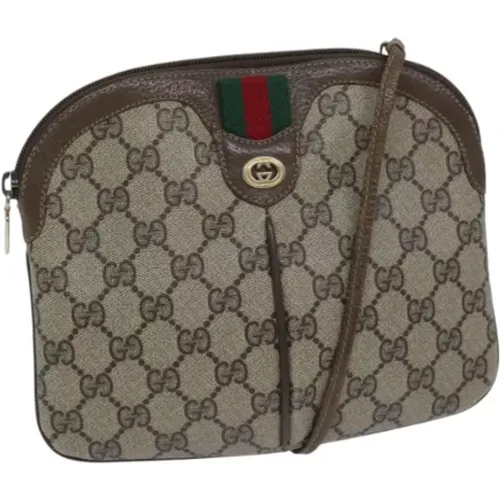 Pre-owned Leder schultertasche - Gucci Vintage - Modalova