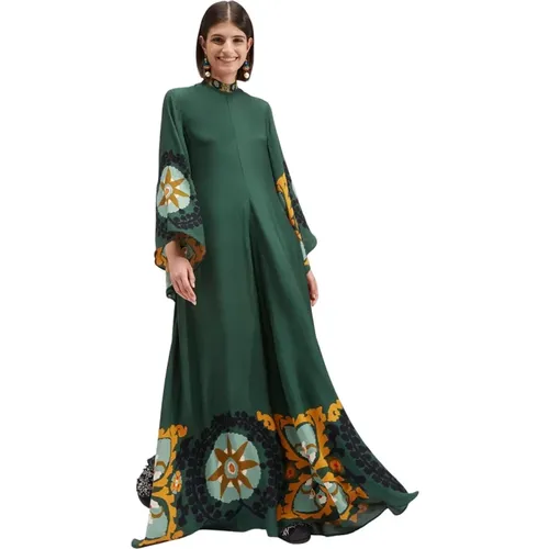 Maxi Kleid,Prächtiges platziertes Blumenkleid,Magnifico Kleid (Placée),Magnifico Dress (Placed) - La DoubleJ - Modalova