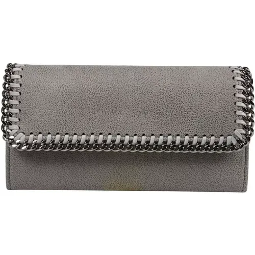 Womens Accessories Wallets Grey Aw22 , female, Sizes: ONE SIZE - Stella Mccartney - Modalova