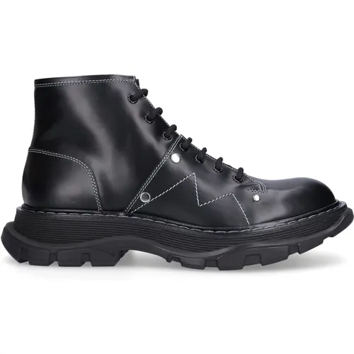 Lace-up Boots , male, Sizes: 8 1/2 UK - alexander mcqueen - Modalova