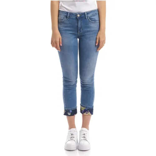 High-Waisted Monroe Jeans , female, Sizes: W33, W32, W28, W27, W25, W29 - Liu Jo - Modalova