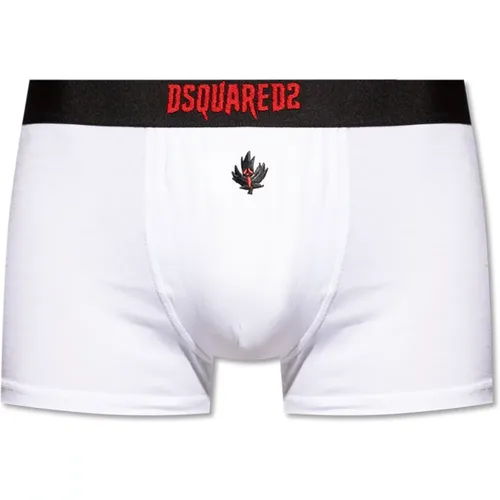 Boxershorts mit Logo , Herren, Größe: M - Dsquared2 - Modalova