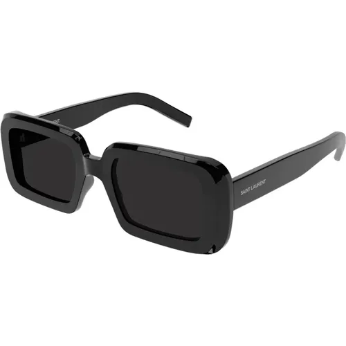 Sunrise Rectangular Sunglasses , unisex, Sizes: 52 MM - Saint Laurent - Modalova