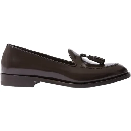 Sienna Tassel Loafers - Handgefertigte italienische Lederschuhe , Damen, Größe: 38 EU - Scarosso - Modalova