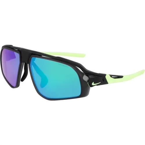 Sportliche Sonnenbrille für Männer , Herren, Größe: 59 MM - Nike - Modalova