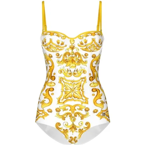 One Piece Balc Pad Hg3Tn , female, Sizes: 2XS, XS - Dolce & Gabbana - Modalova