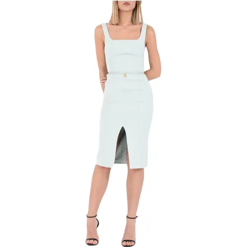 Short Dresses , female, Sizes: XL, 2XL, L - Elisabetta Franchi - Modalova