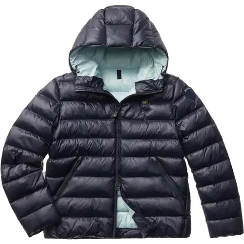 Mens Jacket with Eco Nylon Lining , male, Sizes: 2XL - Blauer - Modalova