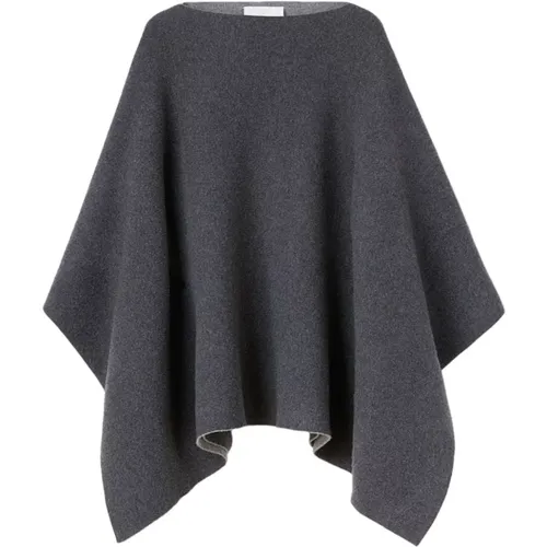 Grey Wool-Cashmere Cape Jacket , female, Sizes: S, XS - Jil Sander - Modalova