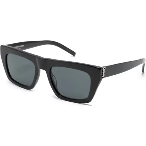 SL M131 001 Sunglasses , unisex, Sizes: 52 MM - Saint Laurent - Modalova