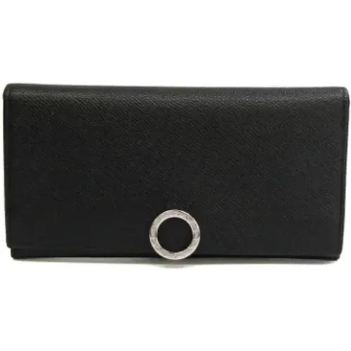 Pre-owned Leather wallets , female, Sizes: ONE SIZE - Bvlgari Vintage - Modalova