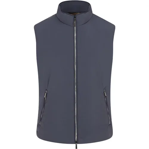 Technical Padded Zip Gilet - Uros , male, Sizes: M, XL, L - Moorer - Modalova